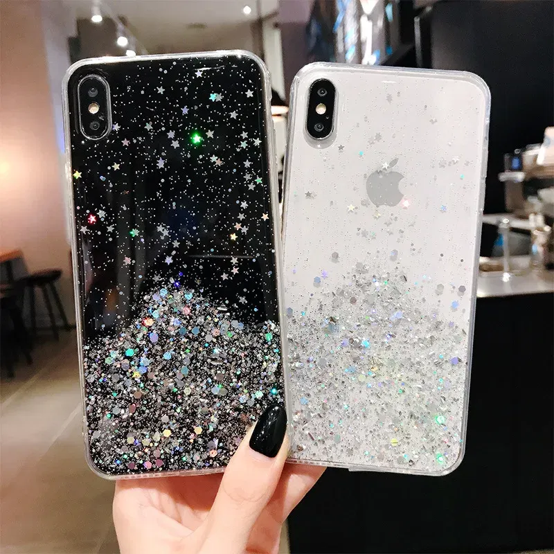 Color: green, Compatible-Phone Models: For iPhone 12 - 16 Pro Max, Epoxy Resin Case, iPhone 15 Case with Sequins, Epoxy Case, iPhone 14 Case, Glitter Girls Designs, 13 Pro Max, 15Pro
