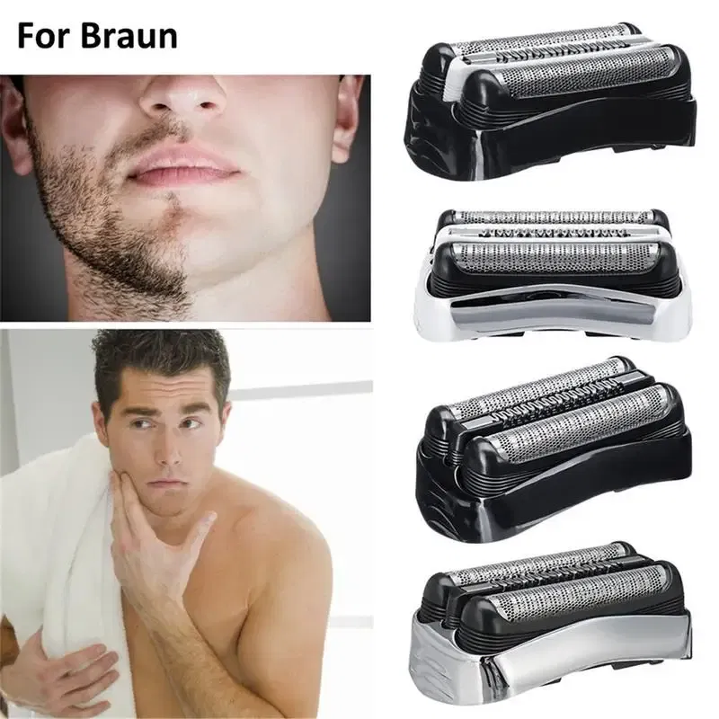 Color: GRAY, Ships From: CHINA - For Braun Series 3 Electric Shaver Head Replacement 320 330 340 350 380 300s 301s 310s 3000s 3010s 3020s 330S-4 3050cc 3040s