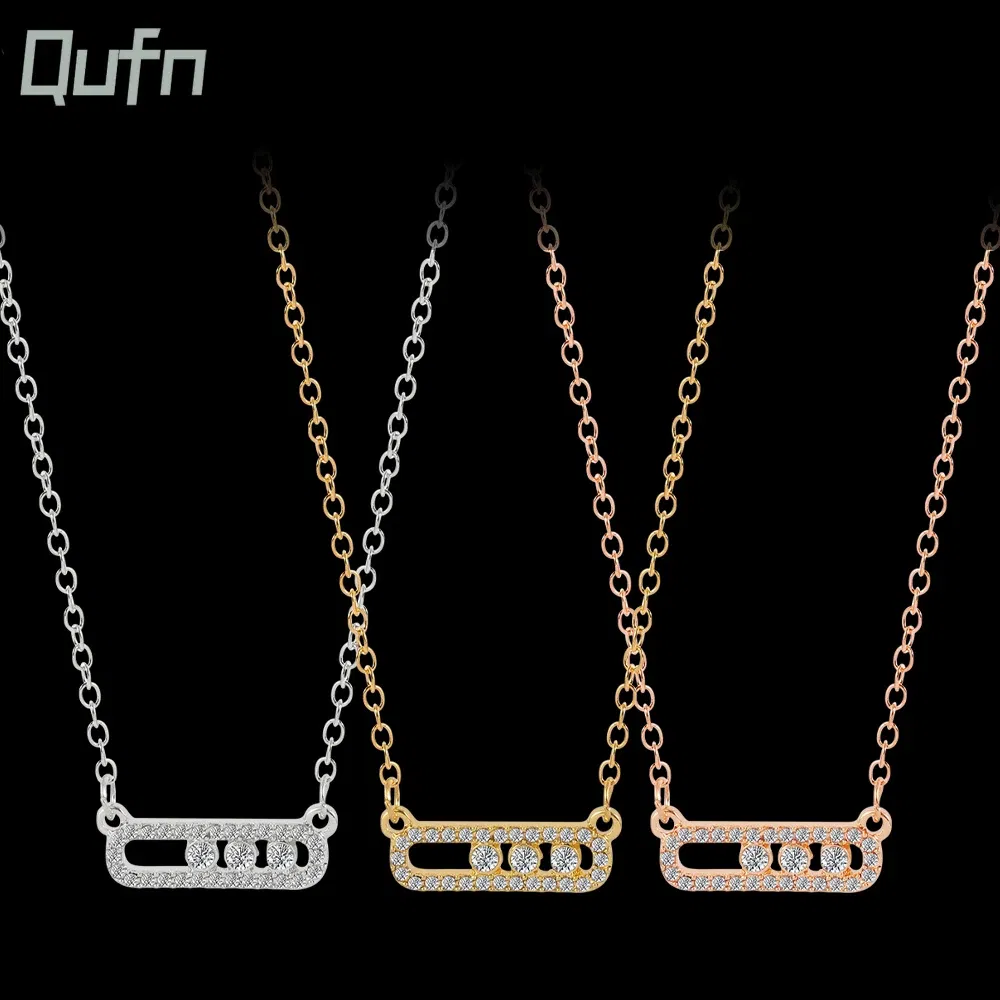 Metal Color: Steel color, Ships From: CHINA - Shiny Rhinestone Geometry Fashion Pendant Necklace Women Sweet Iced Out Clavicle Temperament Bling For Female Party Charm Gifts