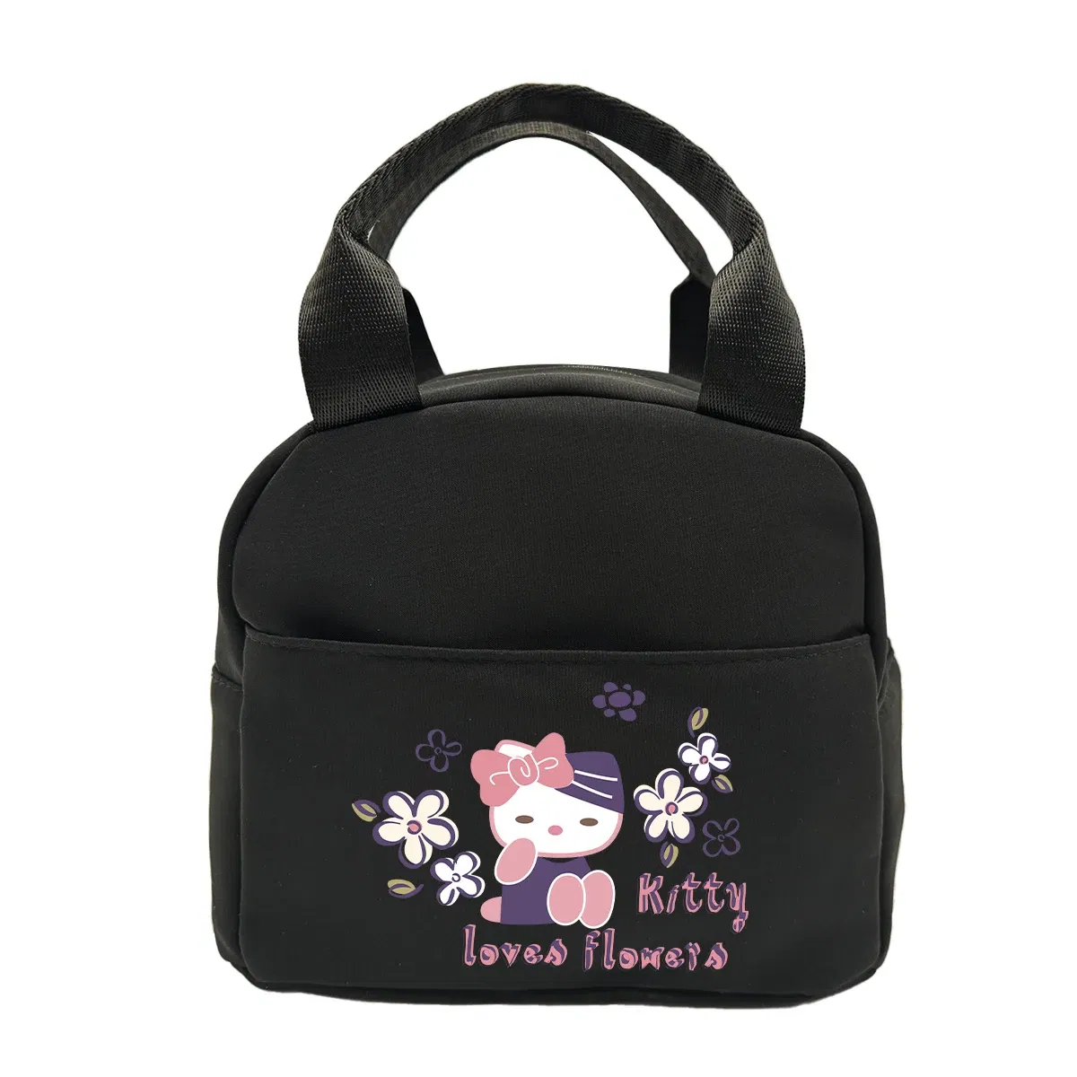 Color: Orange - Hello Kitty Children's Lunch Bag Primary School Lunch Box Bag Children's Best Gift Cartoon Mochila Best Gift for Children