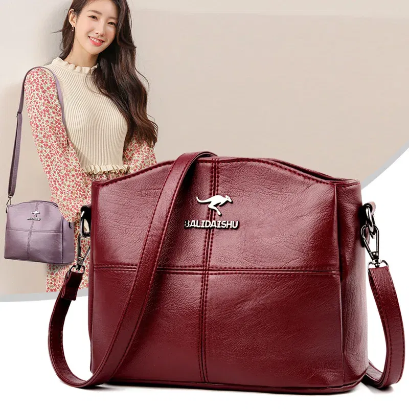 Color: Brown, Ships From: CHINA - Women Embroidery Tote Bag High Quality Leather Ladies Handbags 2022 Women Shoulder Bag Small Crossbody Bags For Women Sac a Main