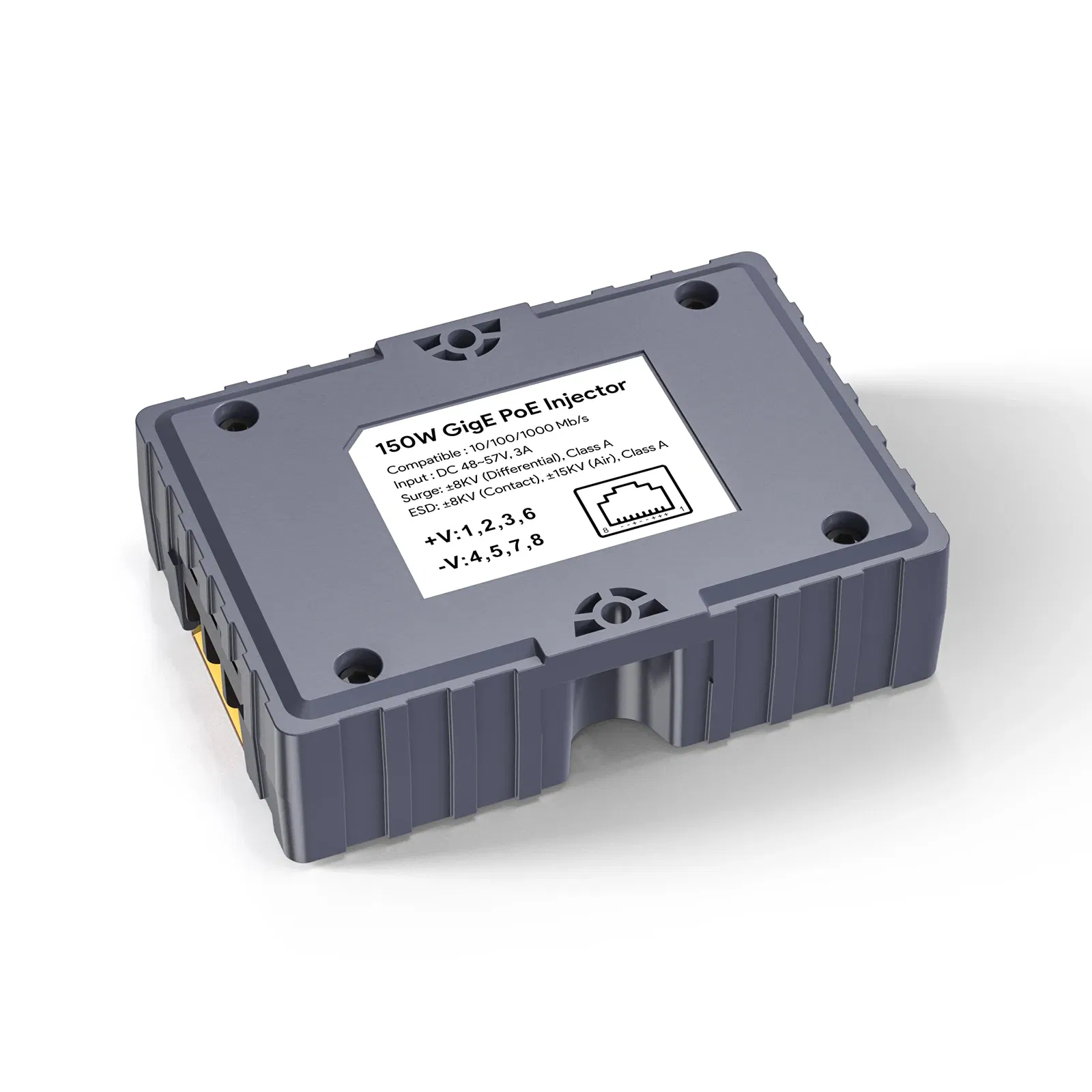 Color: Dark Grey, Ships From: CHINA - EDUP Starlink GigE PoE Injector 150W DC Step UP Converter 12V to 48V Ideal for StarLink Dish V2 Internet Kit to Router or PC