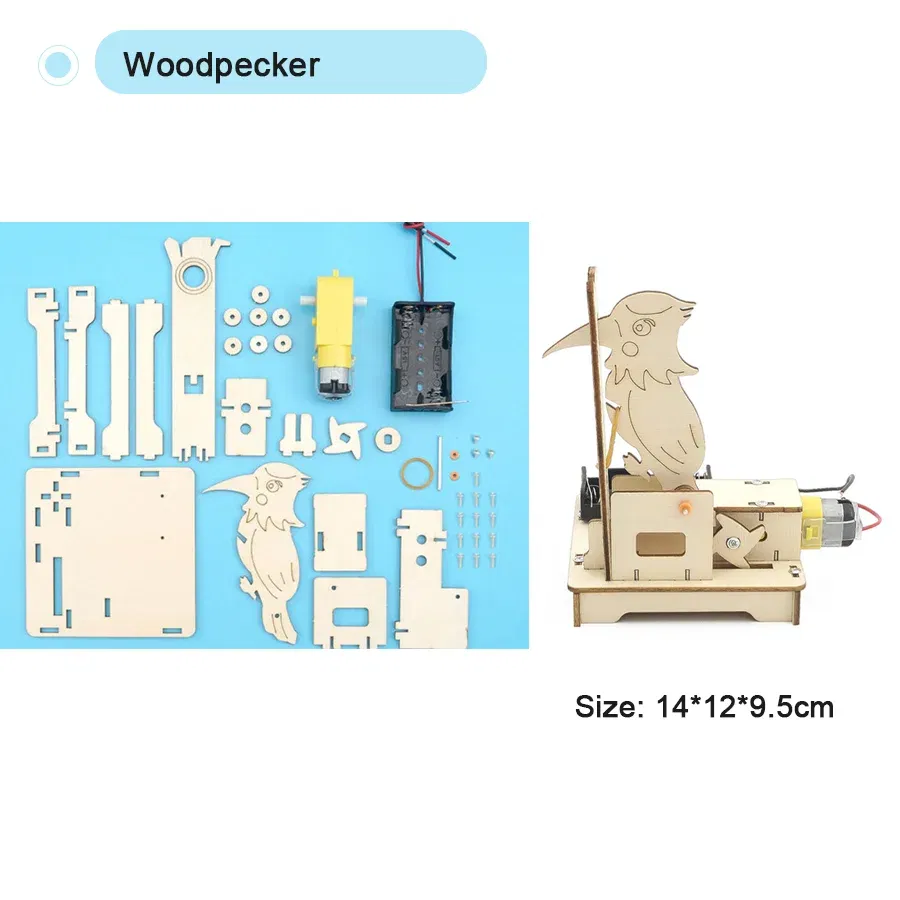 Color: Multicolor - DIY Physical Model Science Experiment Educational Toy Handmade Small Production Assembly Craft Technology Project for School Kid