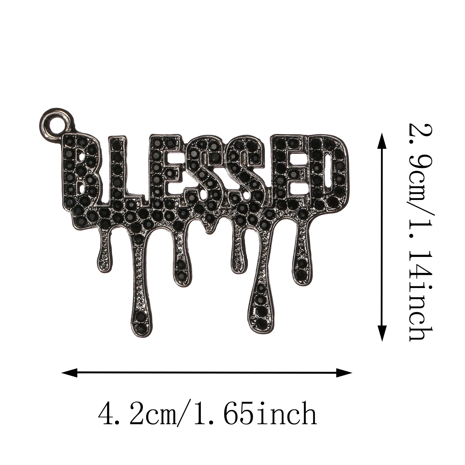 Metal color: ROSE GOLD COLOR, Ships From: CHINA - 10pcs BLESSD Rhinestone Letter Charms For Bracelet Bangle Jewelry Making DIY Accessories Wholesale LTC0289-LTC0292