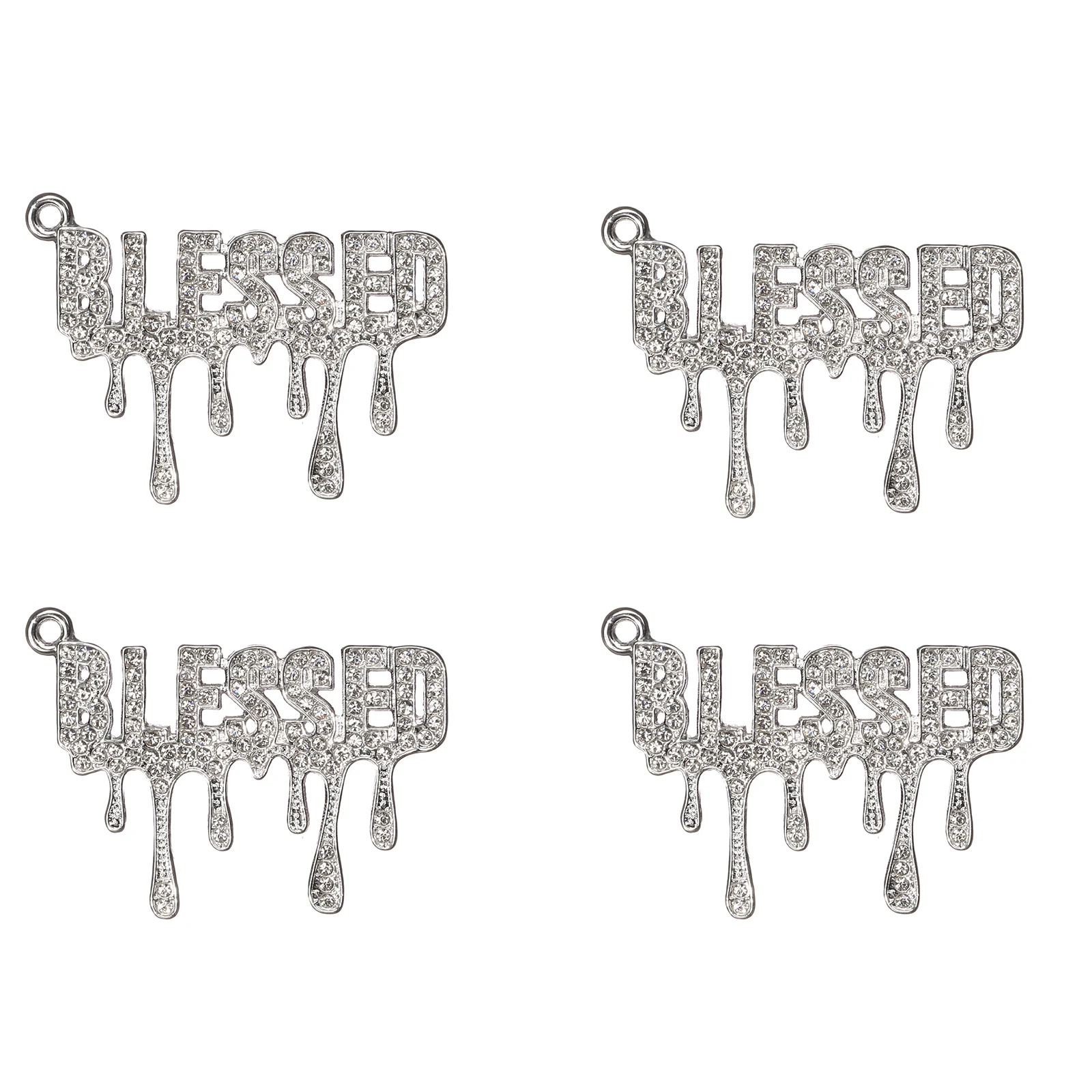 Metal color: ROSE GOLD COLOR, Ships From: CHINA - 10pcs BLESSD Rhinestone Letter Charms For Bracelet Bangle Jewelry Making DIY Accessories Wholesale LTC0289-LTC0292