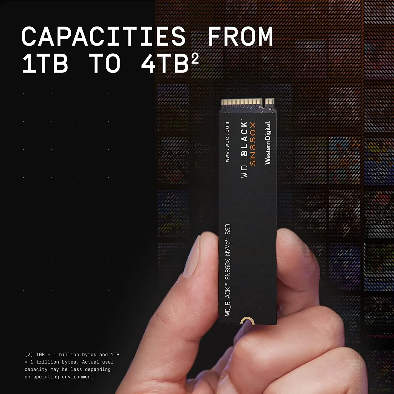 Color: Orange, Ships From: CHINA - 2025 Western Digital WD SN850X SSD 1TB 2TB NVMe Gen4 PCIe M.2 2280 PCIe 4.0X4 Drive Internal Solid State Disk for PS5 Desktop