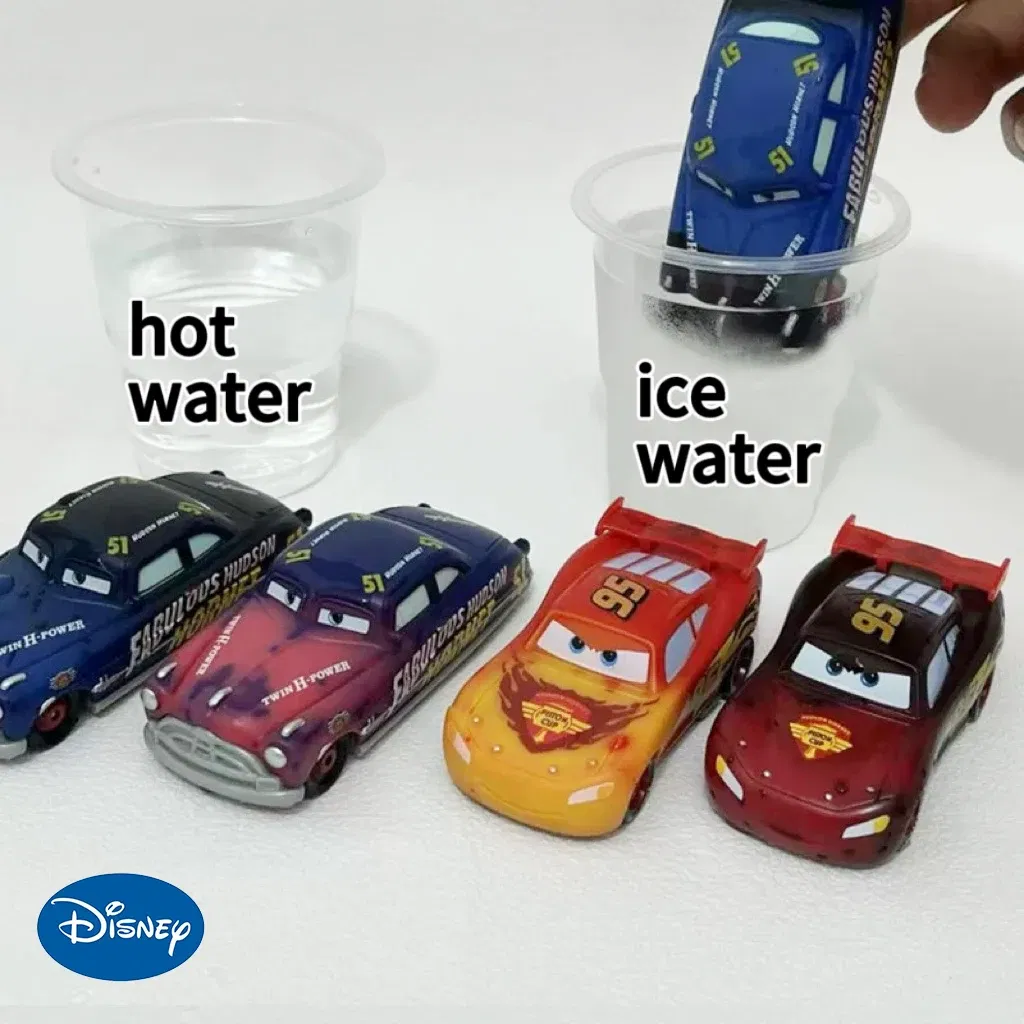 Color: WHITE - Pixar Cars 3 Temperature-variable Model Disney Lightning Mcqueen Racing Family Mack Uncle Car Toy Boy Girl Children Toys Gift