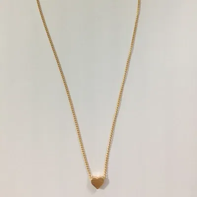 Metal Color: Gold-color - Fashion Small Heart Pendant Necklaces for Women Party Exquisite Collar Chain Golden Silver Color Chokers Necklace Jewelry Gift