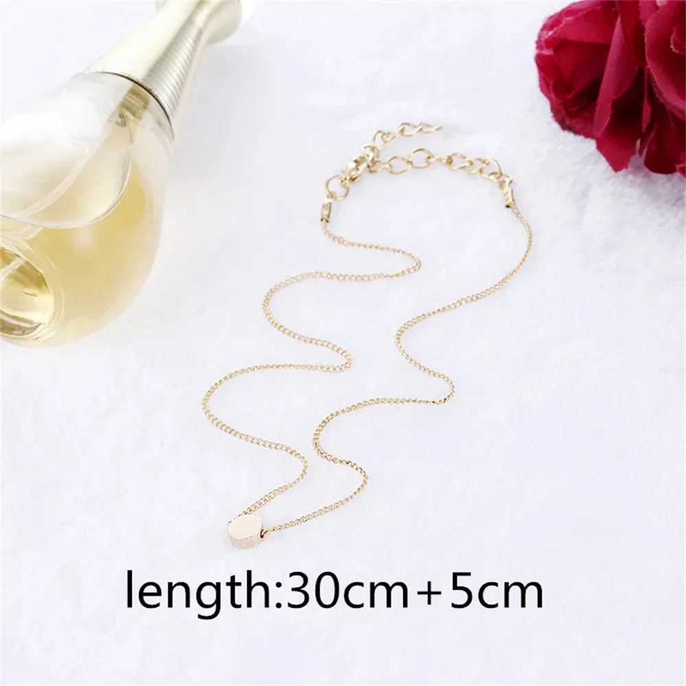 Metal Color: Gold-color - Fashion Small Heart Pendant Necklaces for Women Party Exquisite Collar Chain Golden Silver Color Chokers Necklace Jewelry Gift