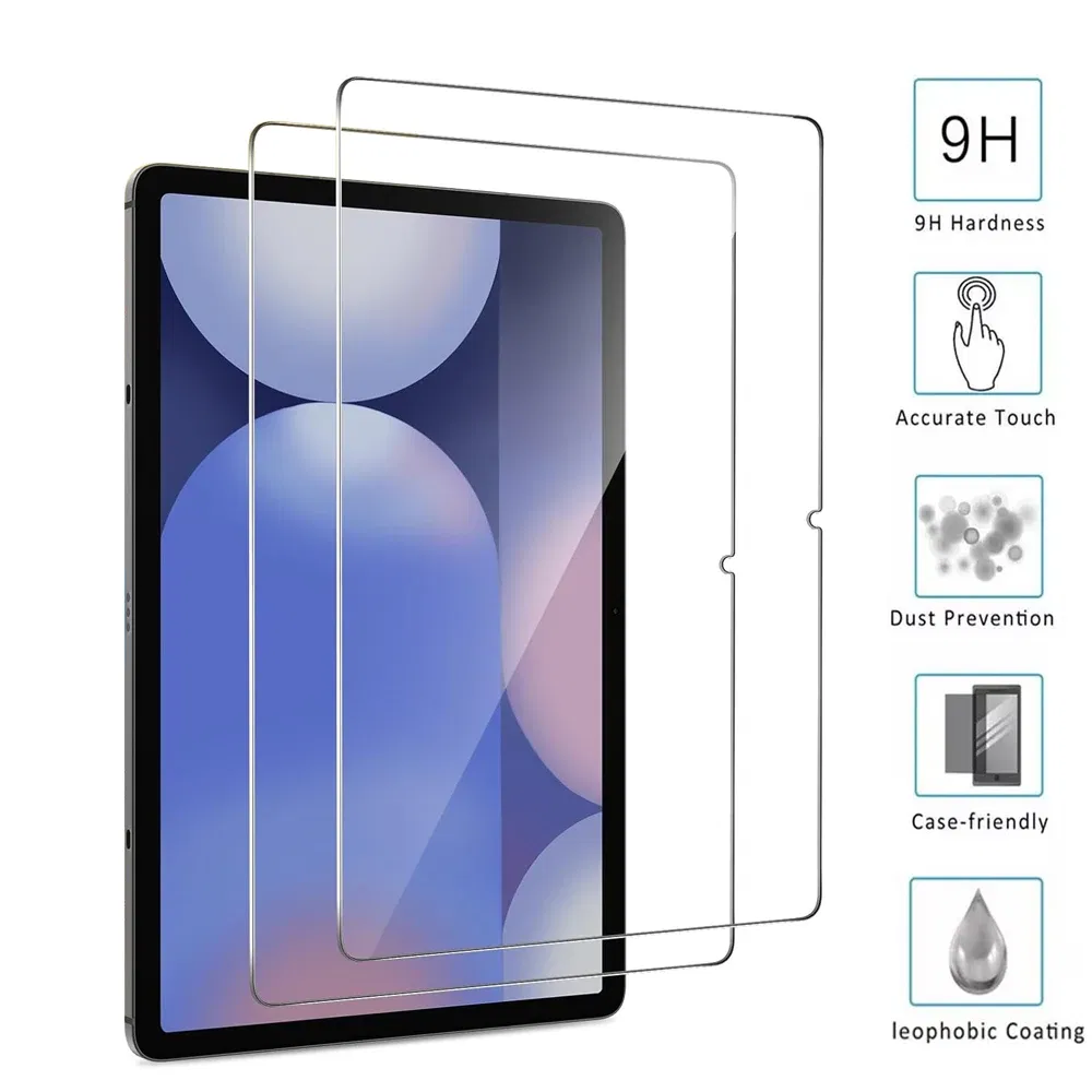 Color: Blue - 2PCS Screen Protector Tempered Glass For Samsung Galaxy Tab A7 T220 T500 A8 X200 A9 S6 S7 T870 S8 X700 S9 Lite FE Plus Gen Film