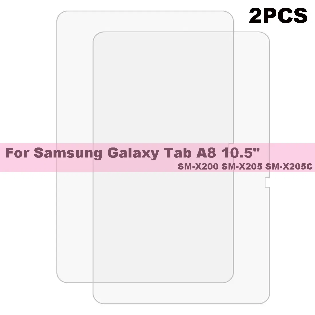 Color: Blue - 2PCS Screen Protector Tempered Glass For Samsung Galaxy Tab A7 T220 T500 A8 X200 A9 S6 S7 T870 S8 X700 S9 Lite FE Plus Gen Film
