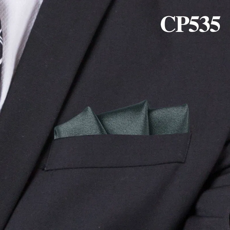 Color: Dark purple - Satin Handkerchief For Men Candy Color Mens Suits Pocket Square Business Chest Towel Hanky Suit Napkin Solid Hankies