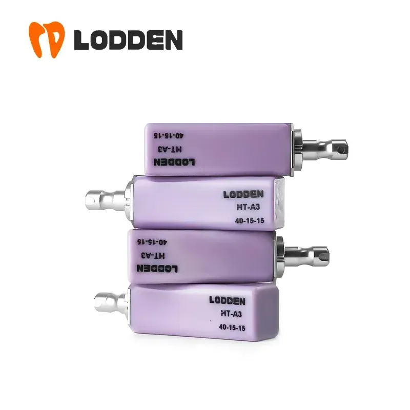Color: Silver - 4pcs/box Dental Lithium Disilicate(Glass Ceramic) B40 Cube LT/HT for CAD CAM Inlay Veneer Crown Sirona cerec milling system