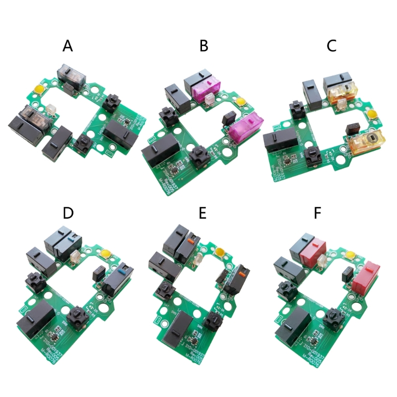 Color: Khaki - for Logitech G502 Lightspeed Wireless Mouse Repair Parts 8.0 Mouse Upper Motherboard Micro Button Key Board 594A