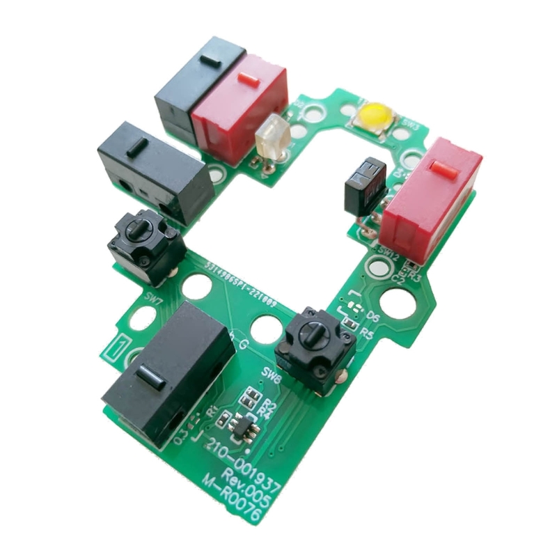 Color: Khaki - for Logitech G502 Lightspeed Wireless Mouse Repair Parts 8.0 Mouse Upper Motherboard Micro Button Key Board 594A
