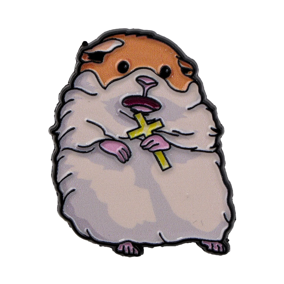 Cute Hamster Enamel Pin Cute Mouse Brooch Pines Lapel Pins Badge on Backpack Clothing Accessories Animal Jewelry Birthday Gifts