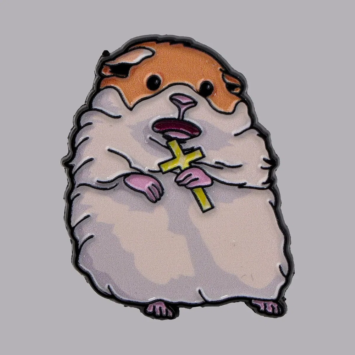 Cute Hamster Enamel Pin Cute Mouse Brooch Pines Lapel Pins Badge on Backpack Clothing Accessories Animal Jewelry Birthday Gifts