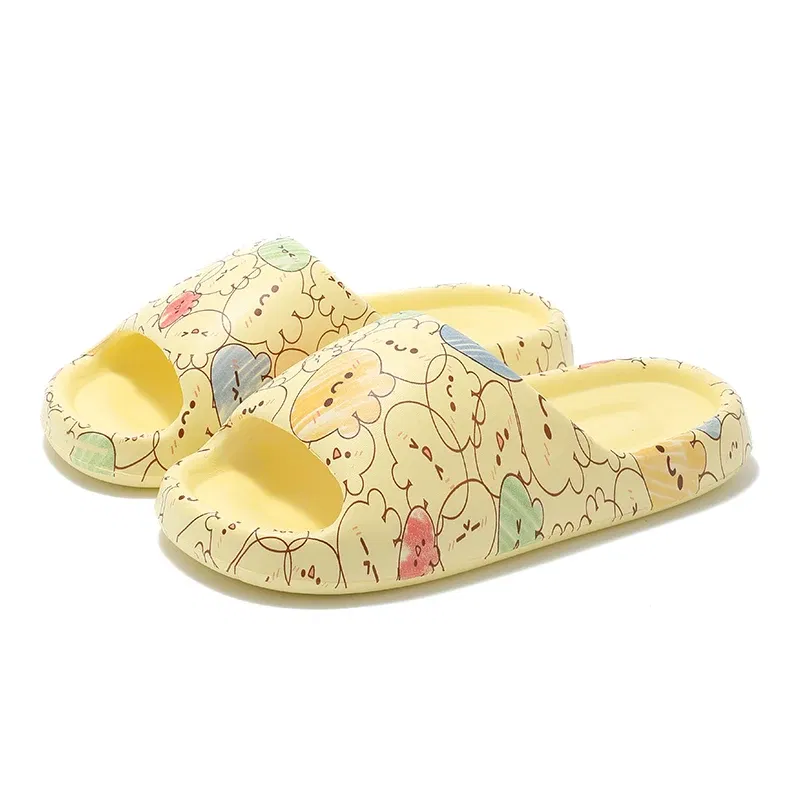Color: Grape, Shoe Size: 38-39 - Women's Slippers Fashion Light EVA Soft Home Sole Slipper Bathroom Anti-Slip Casual Indoor Slipper Beach Sandal Flip-Flops