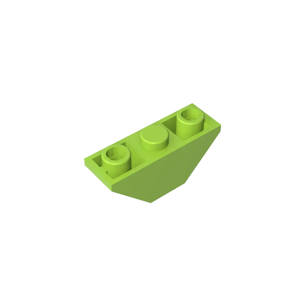 Color: SKY BLUE - Gobricks GDS-984 Slope, Inverted 45 3 x 1 Double compatible with lego 18759 2341 DIY Educational Building Blocks Technical
