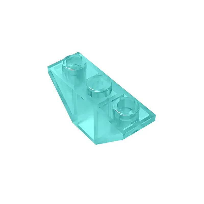 Color: SKY BLUE - Gobricks GDS-984 Slope, Inverted 45 3 x 1 Double compatible with lego 18759 2341 DIY Educational Building Blocks Technical