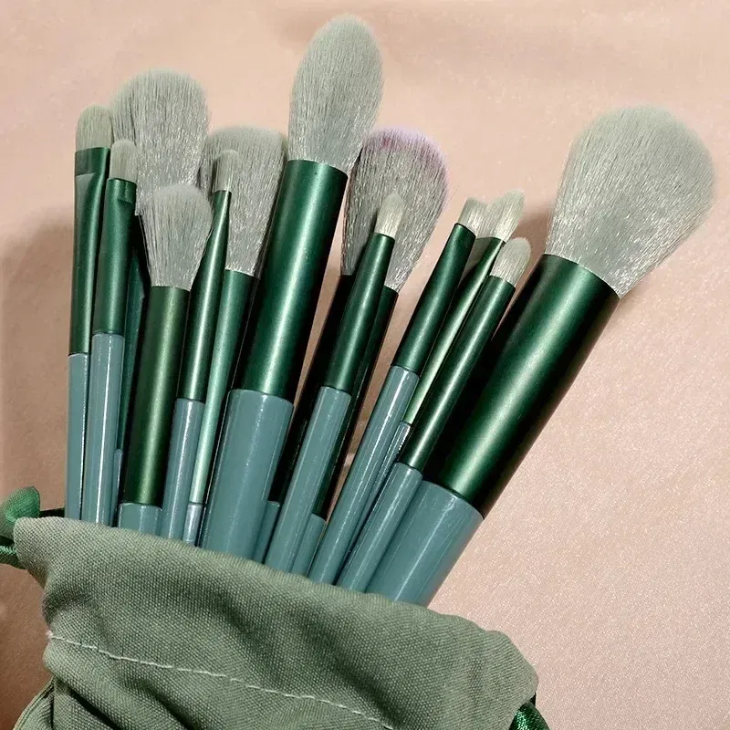 Handle Color: GRAY - 3/13/22pcs Professional Makeup Brushes Tools Set Make Up Brush Tools Kits for Eyeshadow Eyeliner Cosmetics Brushes Maquiagem