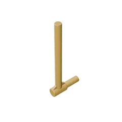 Color: WHITE - Gobricks GDS-963 Bar 5L with Handle (Friction Ram) compatible with lego 87618 DIY Educational Building Blocks Technical