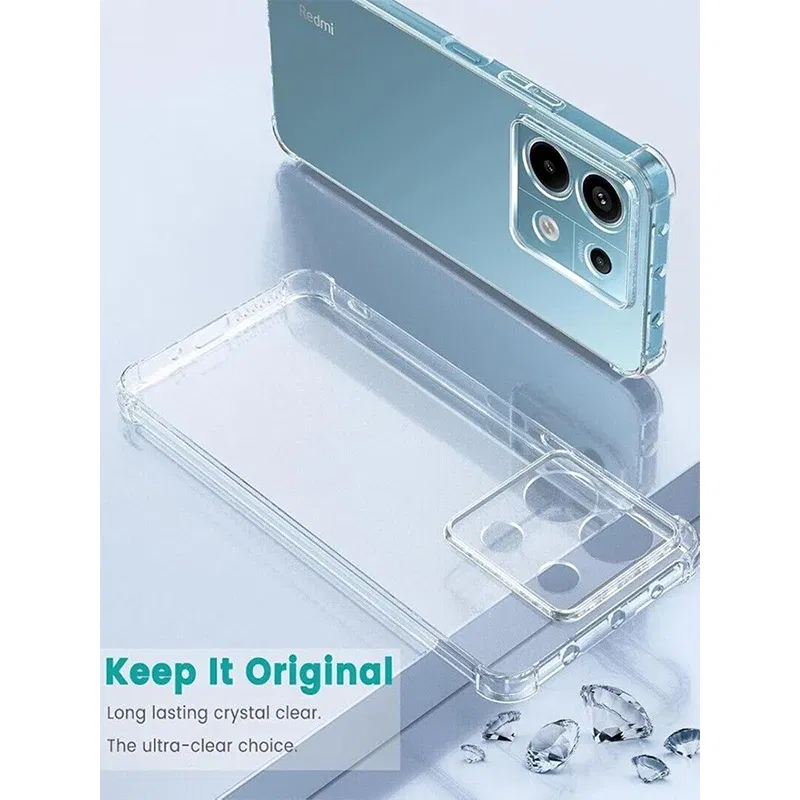 Color: PURPLE - Luxury Clear Shockproof Case For Xiaomi Redmi Note 13 12 11 Pro Plus Phone Cover on Redmi Note 10 9 PRO MAX 10S 9S Back Cover