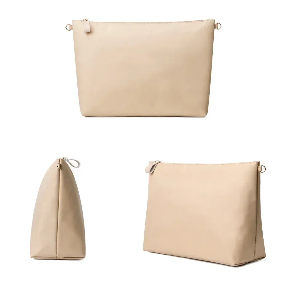 Color: SKY BLUE - Nylon Organizer Insert Bag Women Nylon Travel Insert Travel Makeup Bag Traveling Multi-functional Makeup Insert Bags