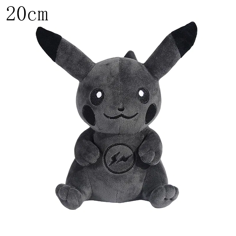 Color: Light green - Cute Pokemon Plush Toy Pikachu Rowlet Charizard Larvitar Squirtle Slowpoke Dratini Spinda Soft Stuffed Doll Kids Christmas Gift