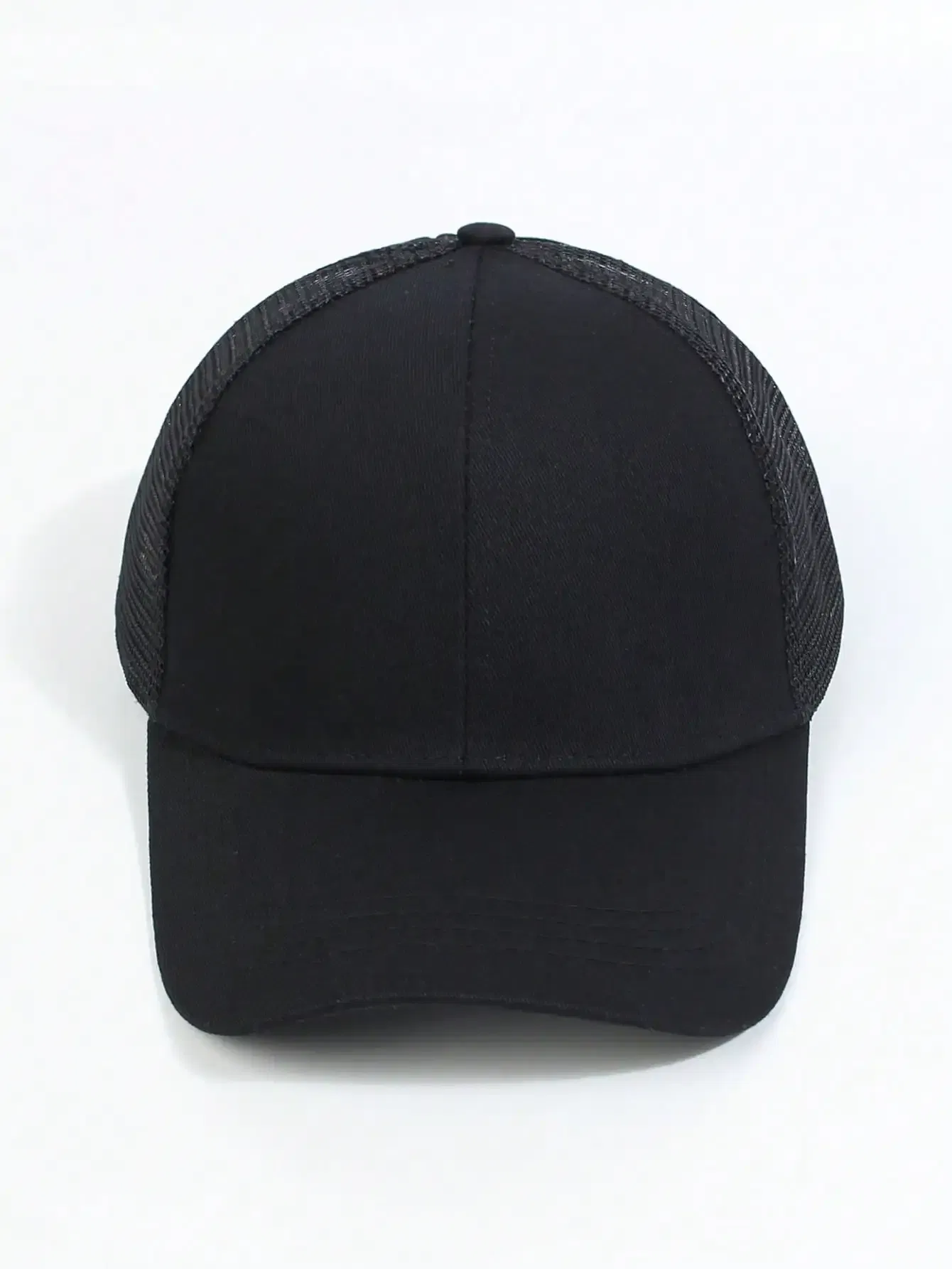 Color: WHITE, Size: XS - High Quanlity Women Baseball Cap Women cap Adjustable Ponytail hat Pony Female Cap
