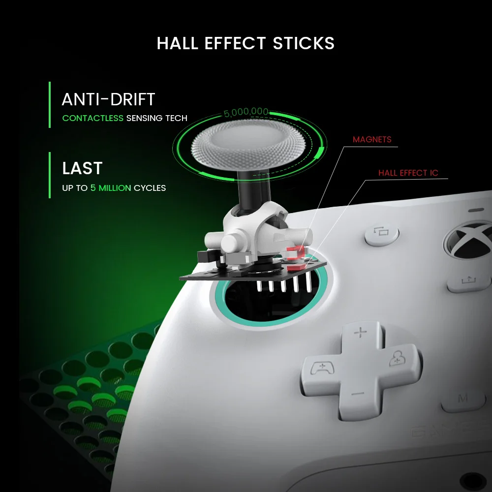 Color: WHITE, Ships From: CHINA - GameSir G7 SE Xbox Gaming Controller Wired Gamepad for Xbox Series X, Xbox Series S, Xbox One, with Hall Effect Joystick