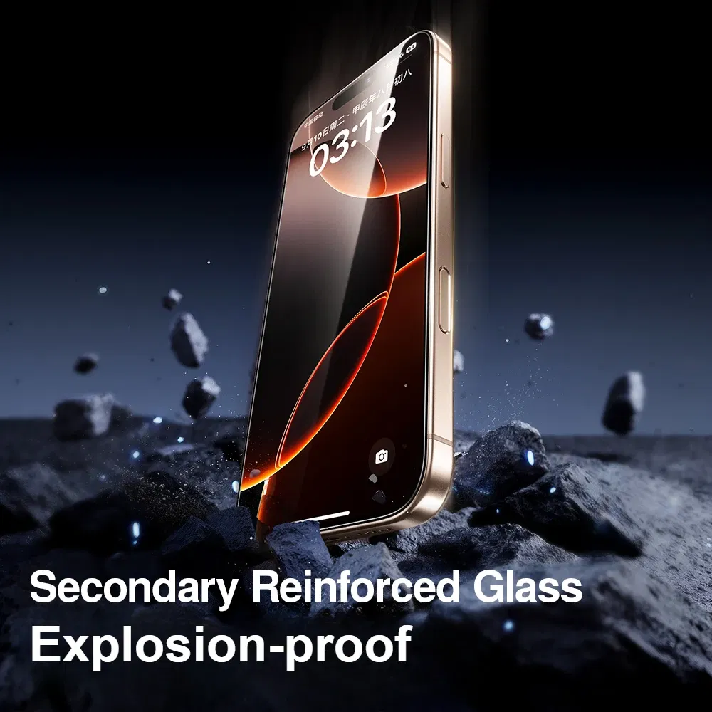 Material: pet, Compatibility by Model: iPhone 13 Pro - SmartDevil 1/2PCS Dust-Free Cabin Tempered Glass Film for iPhone 16 Pro Max 15 14 13 Clear Screen Protector Borderless