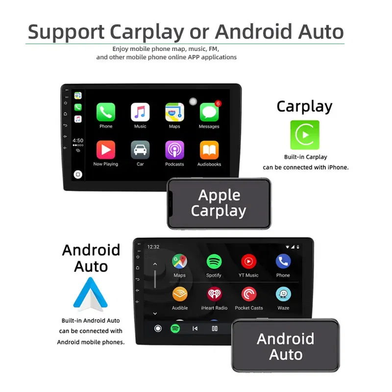 Color: Red, Ships From: CHINA - Car radio with GPS Multimedia player with Android 12 7/9/10''2 Din Universal Stereo Carplay AUTO for Volkswagen, Nissan, Hyundai