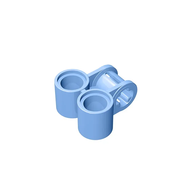 Color: SKY BLUE - Gobricks GDS-927 Technical, Axle and Pin Connector Perpendicular Double compatible with lego 32291 pieces of children's DIY
