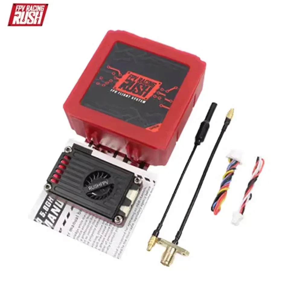 Color: WHITE - Original Rush Max Solo 2.5W/ Rush Tank Solo 1.6W 5.8G High Power Video Transmitter VTX Heat Dissipation Structure For FPV Drone
