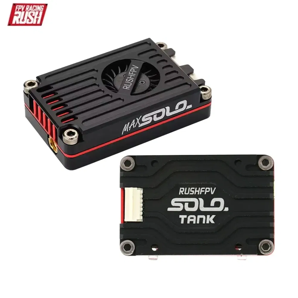 Color: WHITE - Original Rush Max Solo 2.5W/ Rush Tank Solo 1.6W 5.8G High Power Video Transmitter VTX Heat Dissipation Structure For FPV Drone