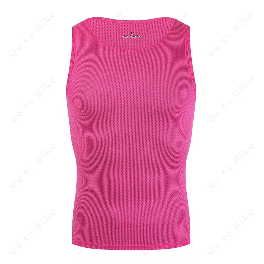 Color: Blue, Size: M - Colorful Cycling Base Layer Cycling Undershirt Quick Dry Underwear Cycling Sleeveless Jersey High Elastici MTB Road Bike Jerseys