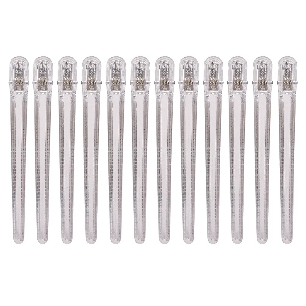 Color: black, Ships From: CN - 12pcs Heat-Proof Hairpins Hairdressing Sectioning Cutting Hair Clamps Anti-static Women's Hair Clips Styling Accessories