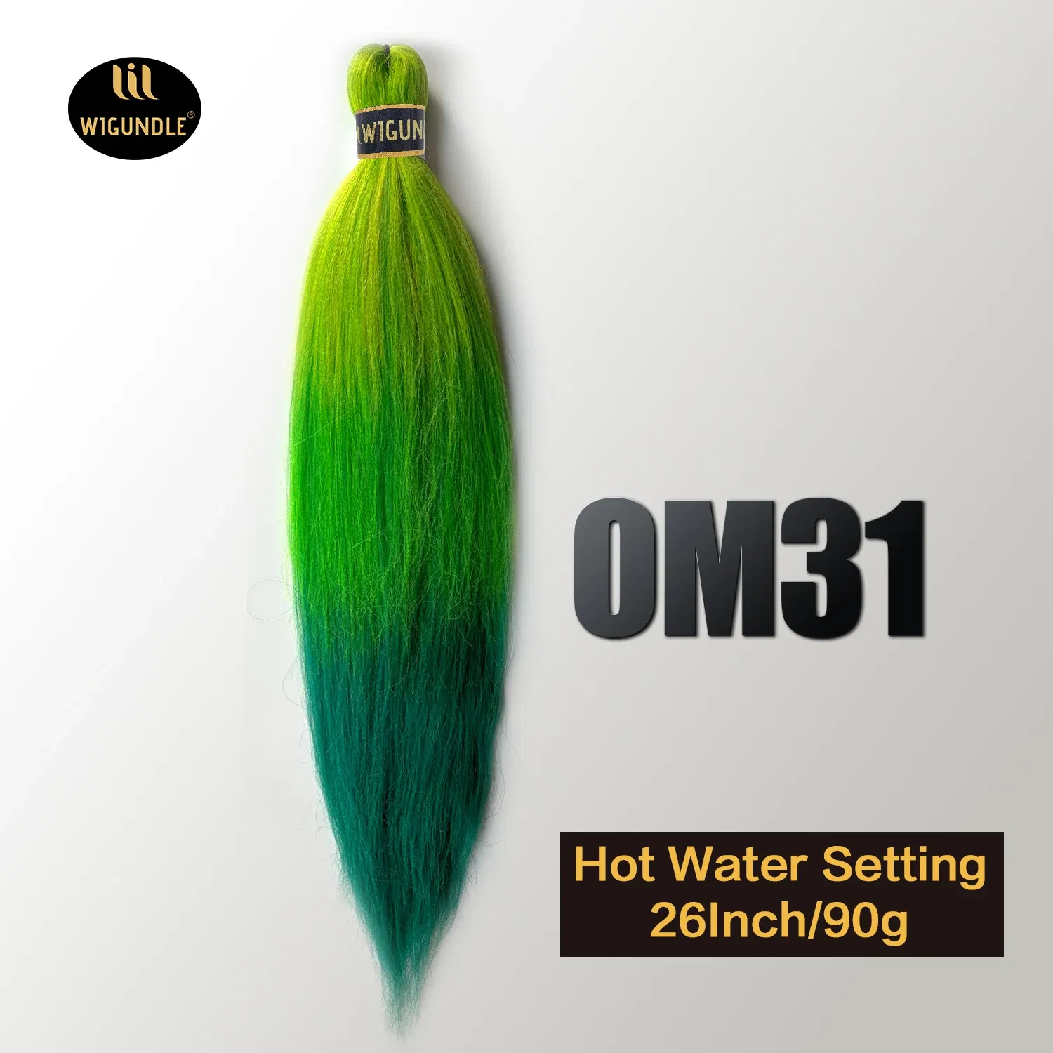 Color: #17, Stretched Length: 26inches, Bulk Buy: 1Pcs/Lot - Kanekalon 26inch Hot Water Set Pre Stretched Jumbo Braiding Hair Box Twist Braids Synthetic Hair Extensions For Women Soft Yaki