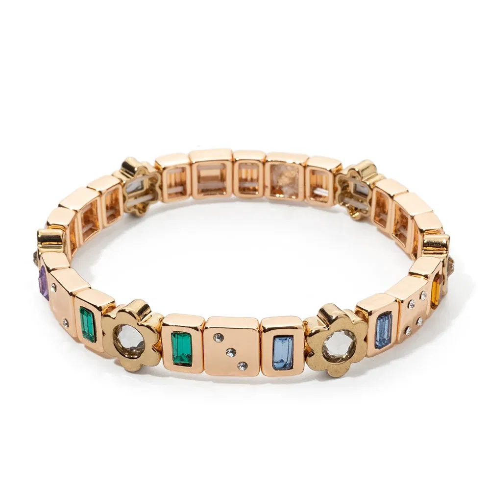Metal Color: ROSE GOLD COLOR, Ships From: CHINA, Diameter: 50-52mm - 2024 New Rhinestone Happy Bangle For Women Diamond Hand Accessory
