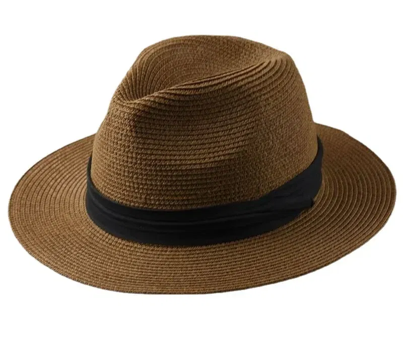 Color: army green, Size: XS?€old?‰ - Large Size XL61-64cm Panama Sun Hats Men Wide Brim Straw Caps Women Summer Big Head Beach Hat Male Plus Size Fedora Hat 58-60cm