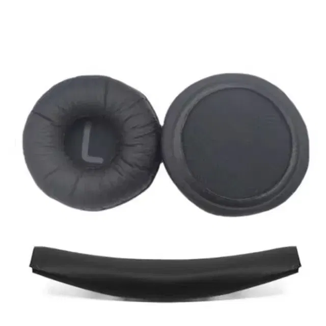 Color: black - Replacement Ear Pads Soft Leather Foam Pads for JBL Tune 600, T450, T450BT, T500BT, JR300BT, 70mm, 1 Set