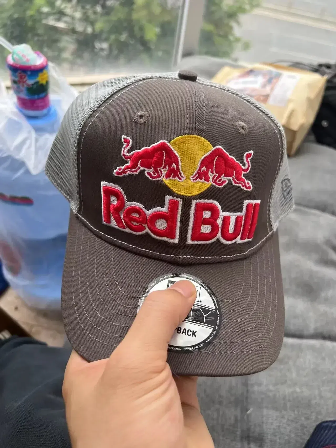 Color: Blue - Red Bull Baseball Cap Embroidered Red Bull Sun Hat High Quality Street Trendy Brand Sports Cap Rap Hip Hop Hat