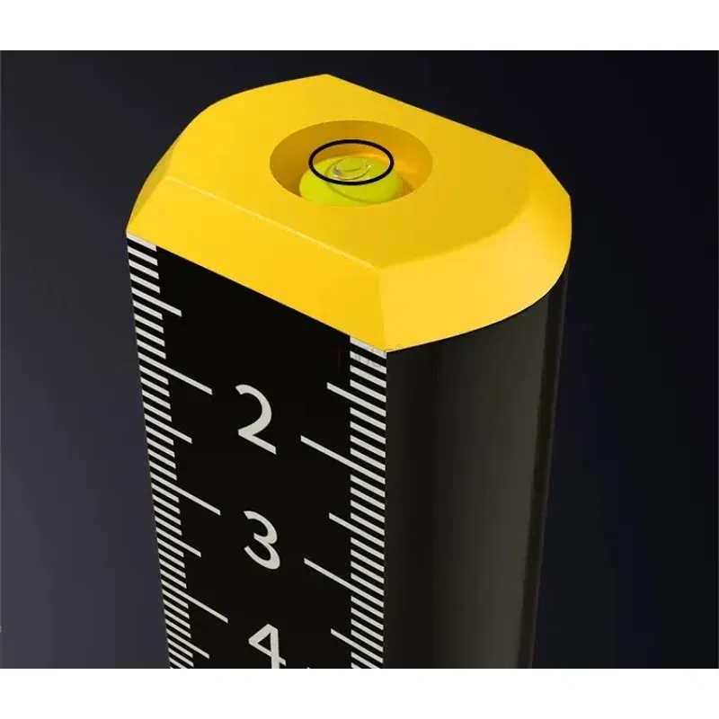 Color: Light Yellow - Light Steel Keel Suspended Ceiling Leveling Special Ruler Equal Height Level Ruler Dual Purpose Magnetic Wall Past Tile Lay Tool