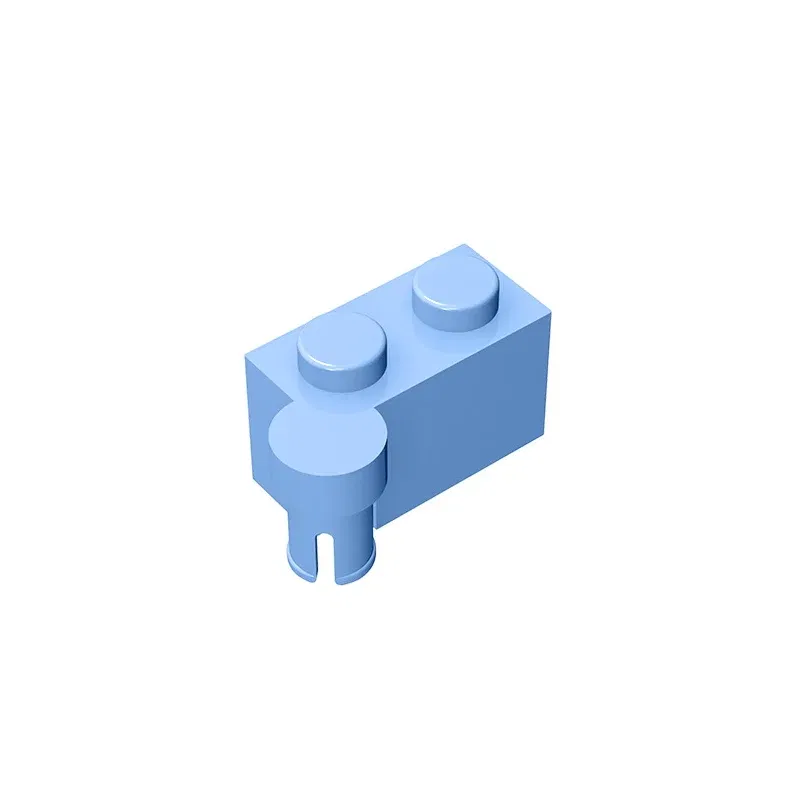 Color: SKY BLUE - Gobricks GDS-810 HINGE 1X2 UPPER PART compatible with lego 3830 children's DIY Educational Building Blocks Technical