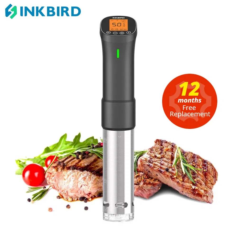 Color: Orange, Ships From: GERMANY - INKBIRD Culinary Sous Vide ISV-200W Wi-Fi Precision Cooker Powerful&Durable Immersion Circulator with Stainless Steel Components