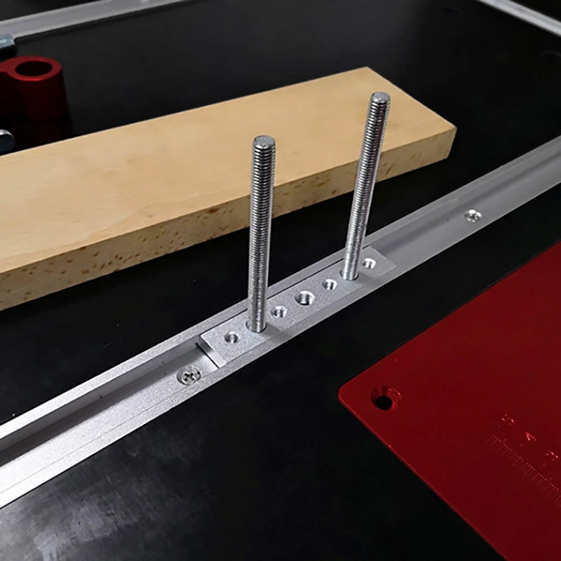 Color: Black, Number of Pieces: 19pcs, Ships From: CHINA - Table Saw Miter Bar Slider Gauge Rod T Slot Miter Track M6/M8T Screw Fixture Slot Aluminum Alloy for DIY Woodworking Router