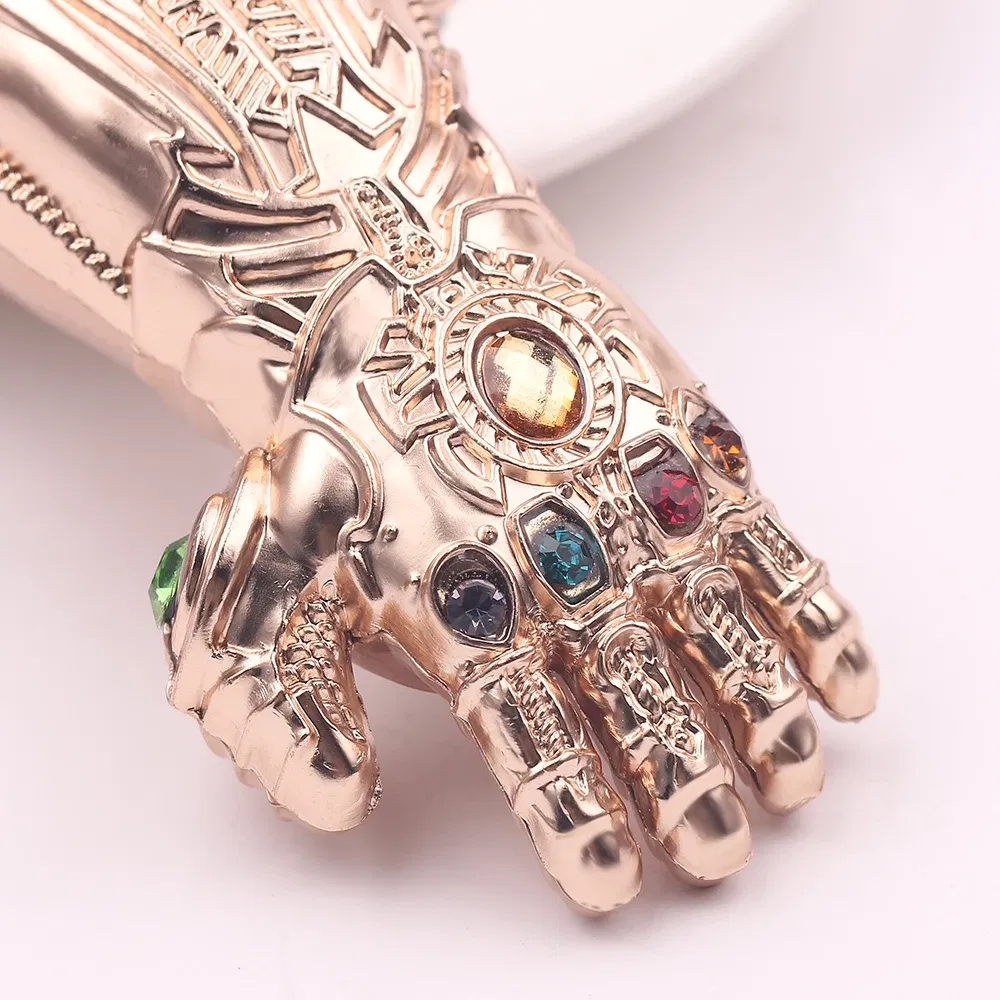 Color: green, Ships From: CHINA - Avengers Thanos Infinity Stones Gloves Bottle Opener KeyChain Marvel Jewelry Infinity Gauntlet Keyrings Backpack Key Holder