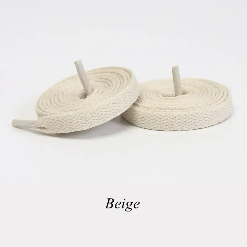 Color: Beige, Ships From: CHINA, Length: 140cm - 1pair Flat Shoelaces Classic Shoe Laces Fit Fashion Solid Sports Shoelace Casual Unisex Shoe Strings Shoe Accessories