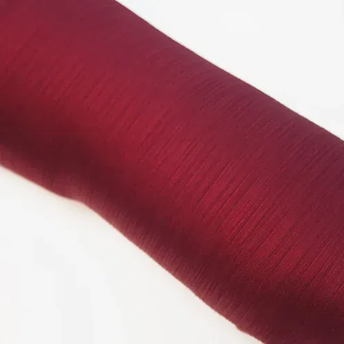 Color: Rust Red - Hot Premium Satin Crinkle Hijab Scarf Chiffon Shawl Plain Muslim Women Hijabs Breathab Islam Women Turban Pleated Scarf Ramadan